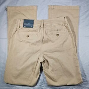 American Eagle 8 Reg Low Rise Kick Boot Khaki Pants * SPOTS on Leg * NWT 1497
